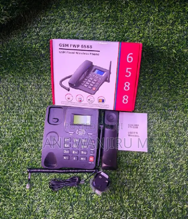 Wireless Fixed Desk Phone 6588 – Clear Calls Long Battery
