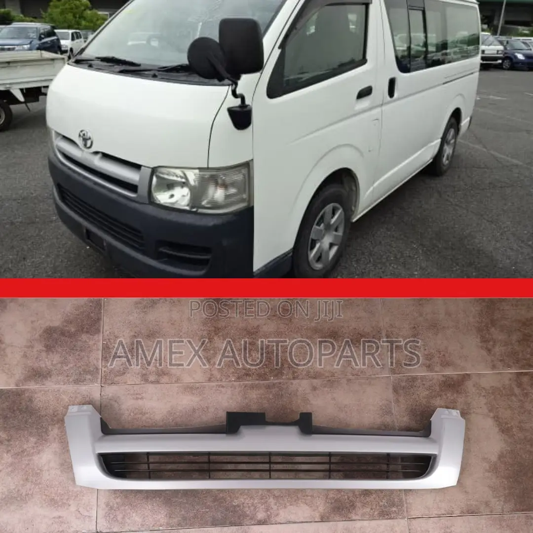 Toyota Hiace 7l Grille / Grill Kdh200 2005 Onwards Silver Short