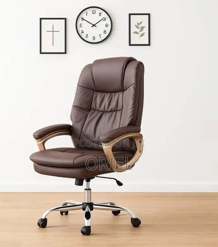 Office Chair : Ergonomic Brown Office Chair