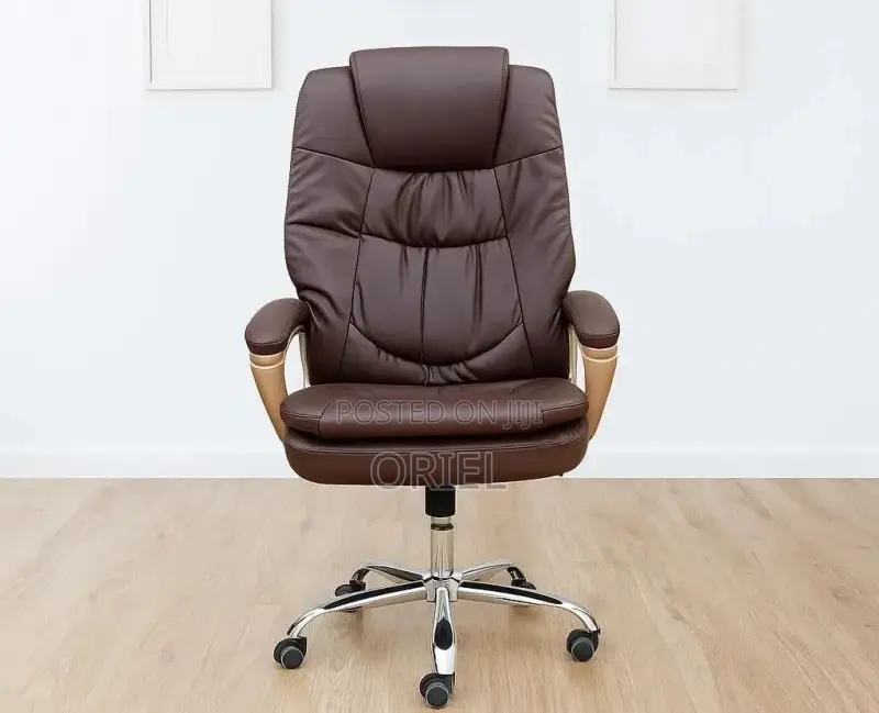 Office Chair : Ergonomic Brown Office Chair