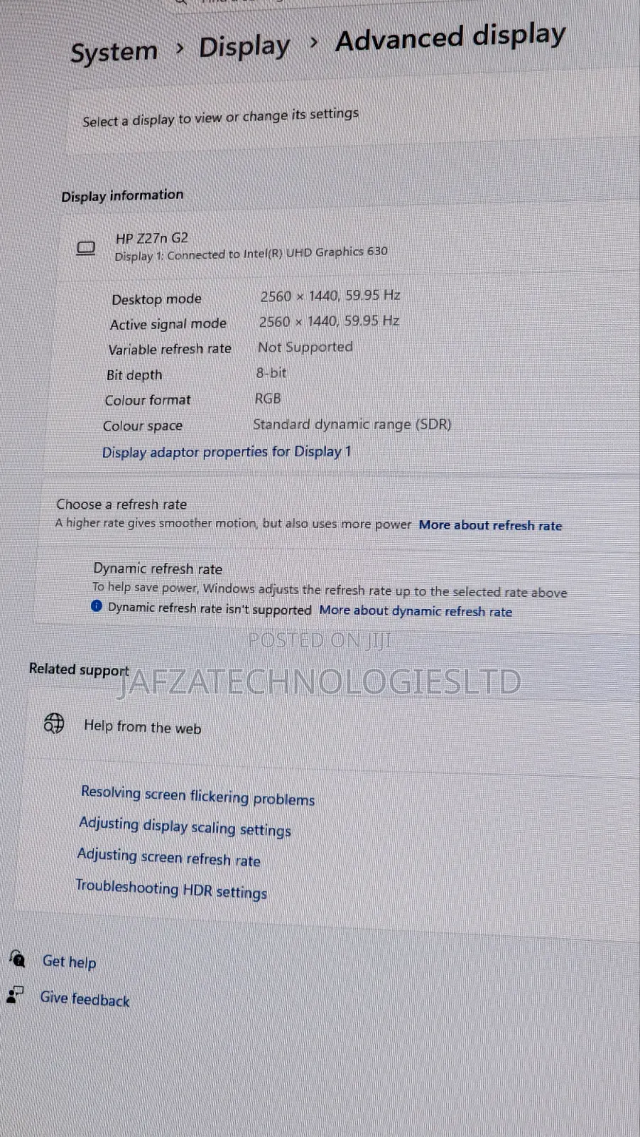 Hp Z27n G2 27-Inch QHD Monitor(2560x1440)