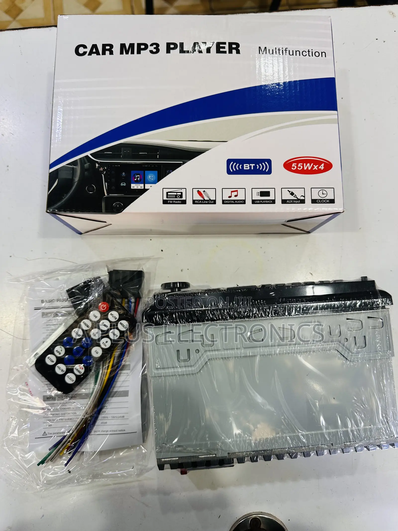 Mp3 Car Radio Bluetooth Stereo Player 6130u Powerful Stereo Performanc