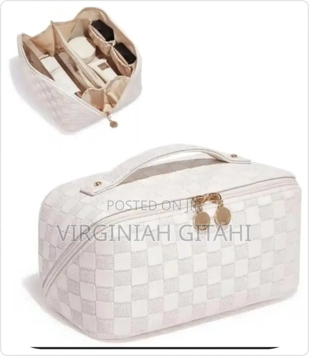 Pu Leather Cosmetic Pouch Bag