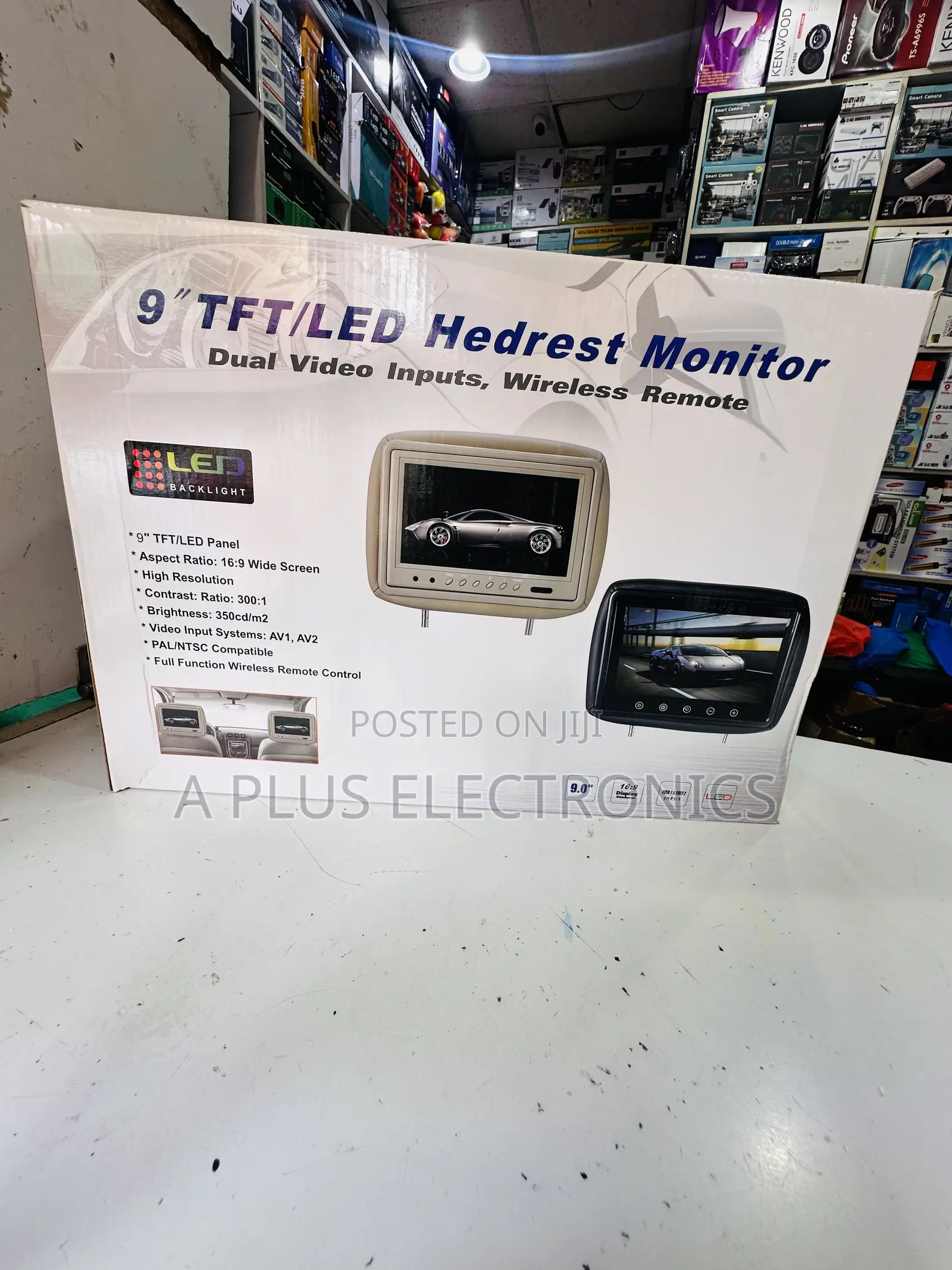 9 Inch Headrest Monitor Screens With Usb and Hdmi Support