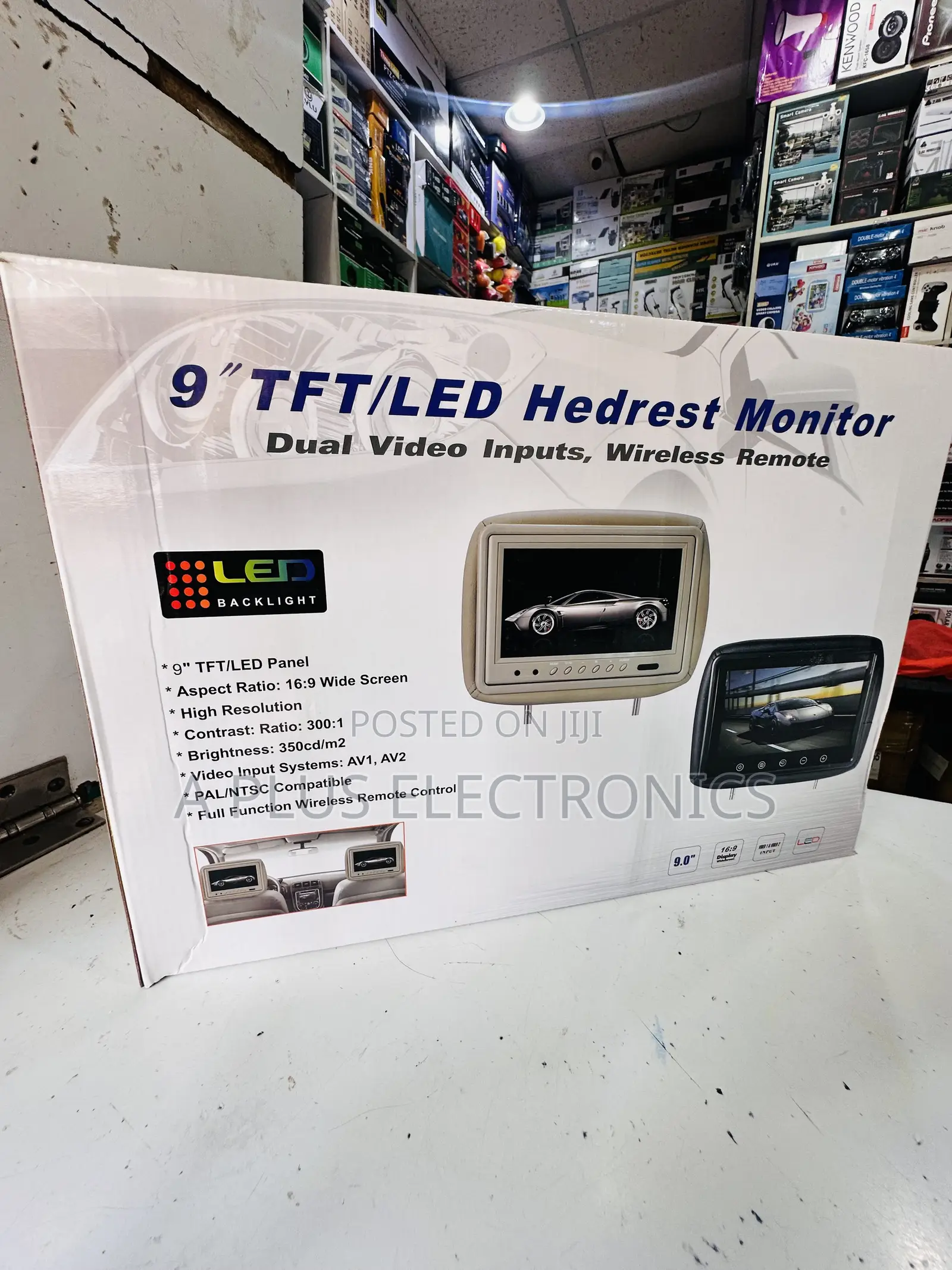 9 Inch Headrest Monitor Screens Easy Installation for Any Vehicle