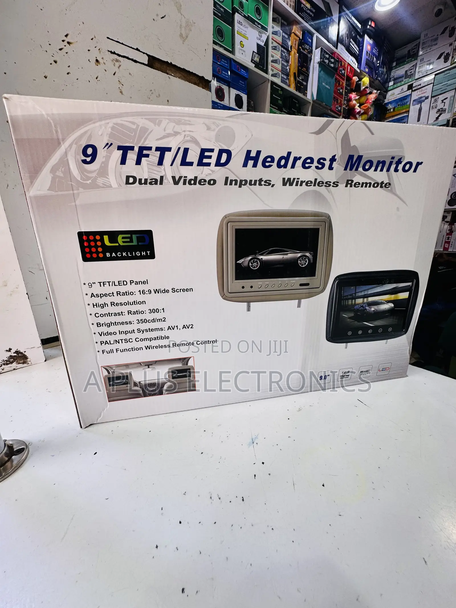 9 Inch Headrest Monitor Screens Easy Installation for Any Vehicle