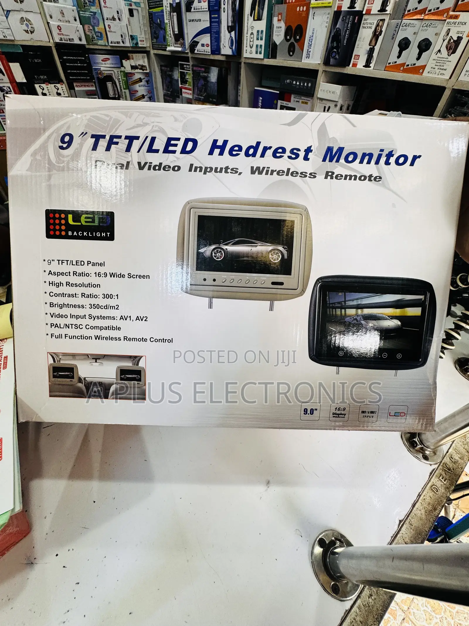 9 Inch Headrest Monitor Screens Stylish and Durable Design
