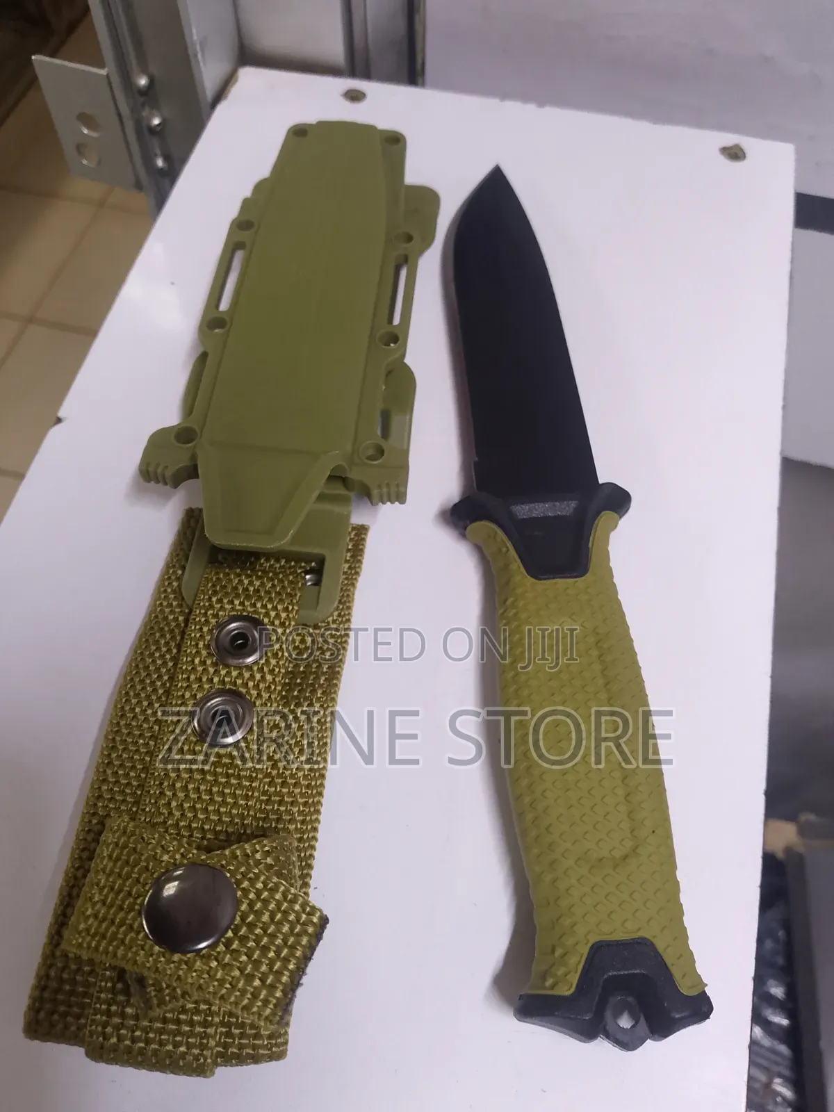 Camping or Kitchen Knife With Sheath Sharp and Made of Steel