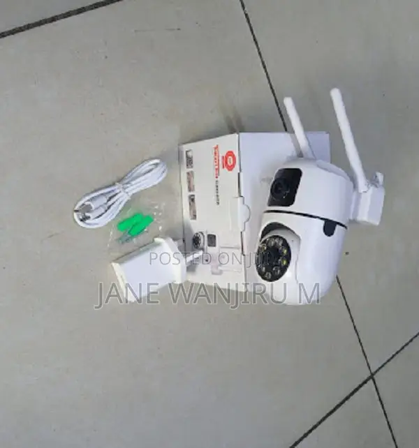 Wall Mounted V380 CCTV Bulb Camera – Motion Detection Night Vision