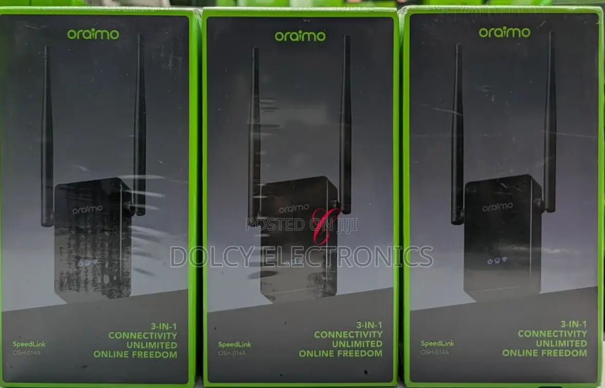 Oraimo Osh-014a Dual 3dbi Antennas 3 in 1 Connectivity.