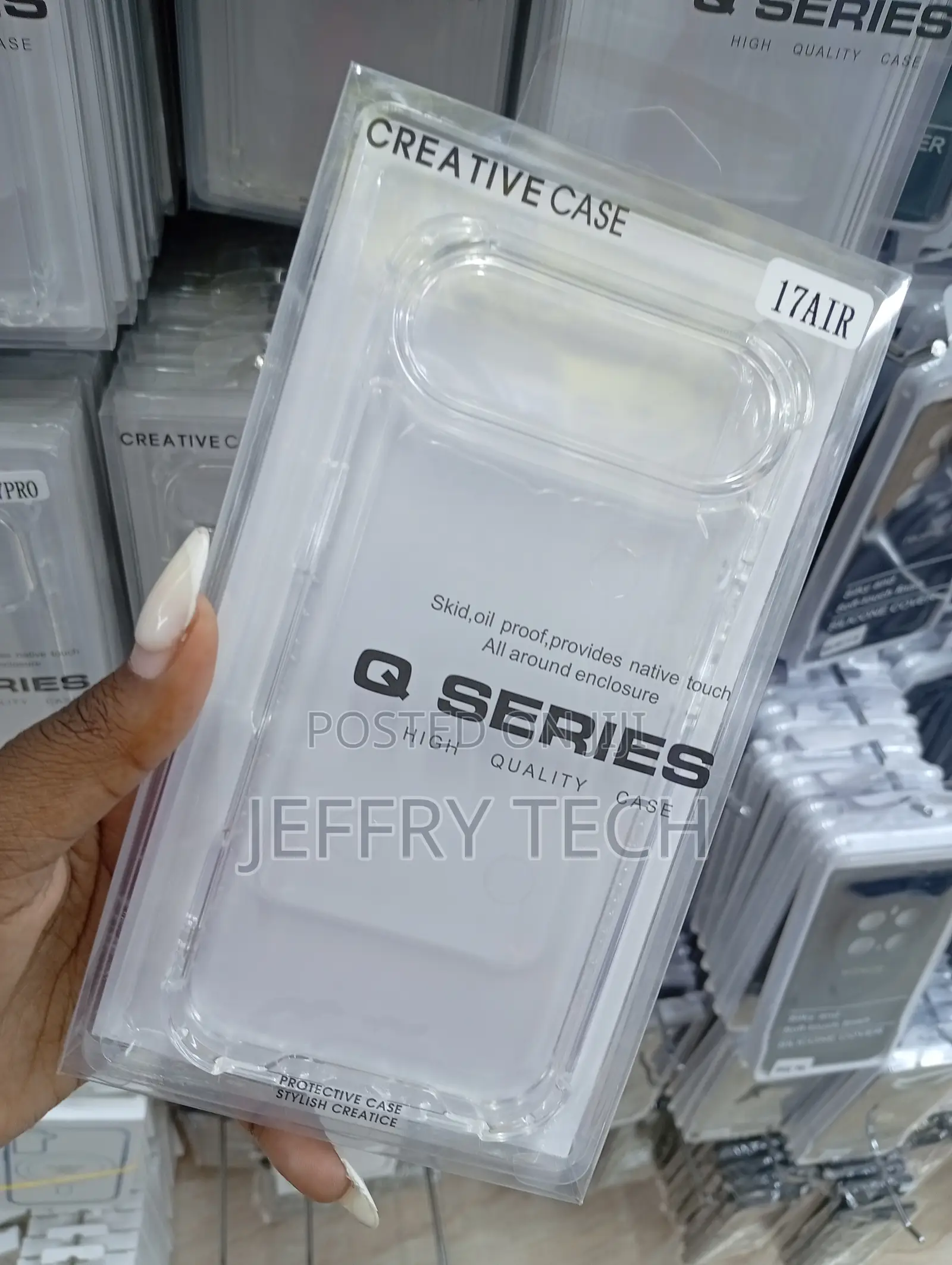iPhone 17 Air Hard Clear Acrylic Case