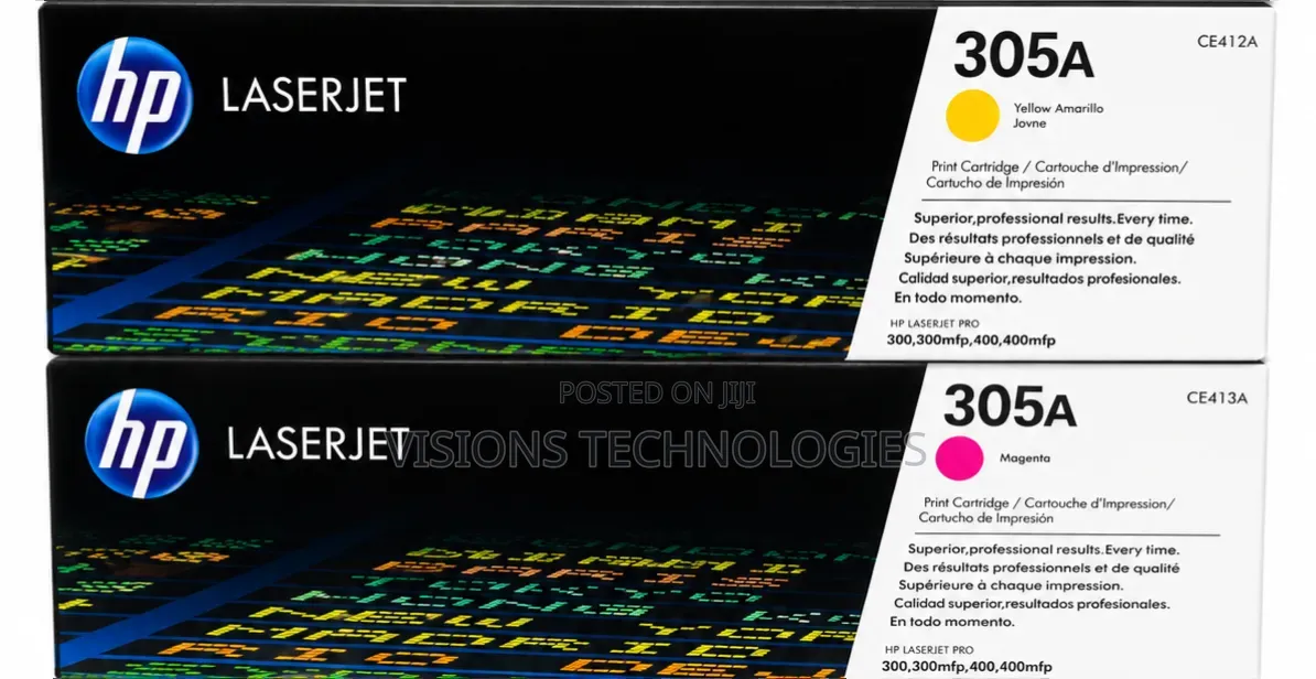 Quality Yellow/Magenta Hp305a Toner Cartridge