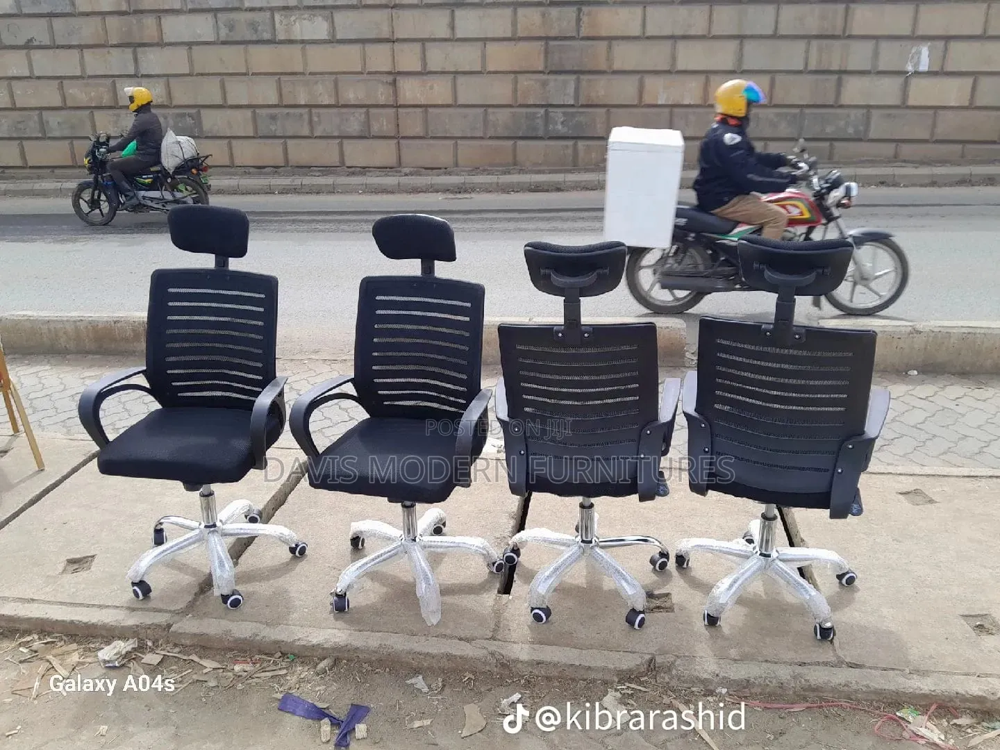 Set of Four Office Ergonomic Office Chair