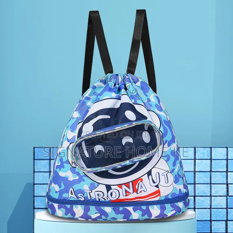 Cartoon Drawstring Waterproof Swimming Bag/Toys Bag