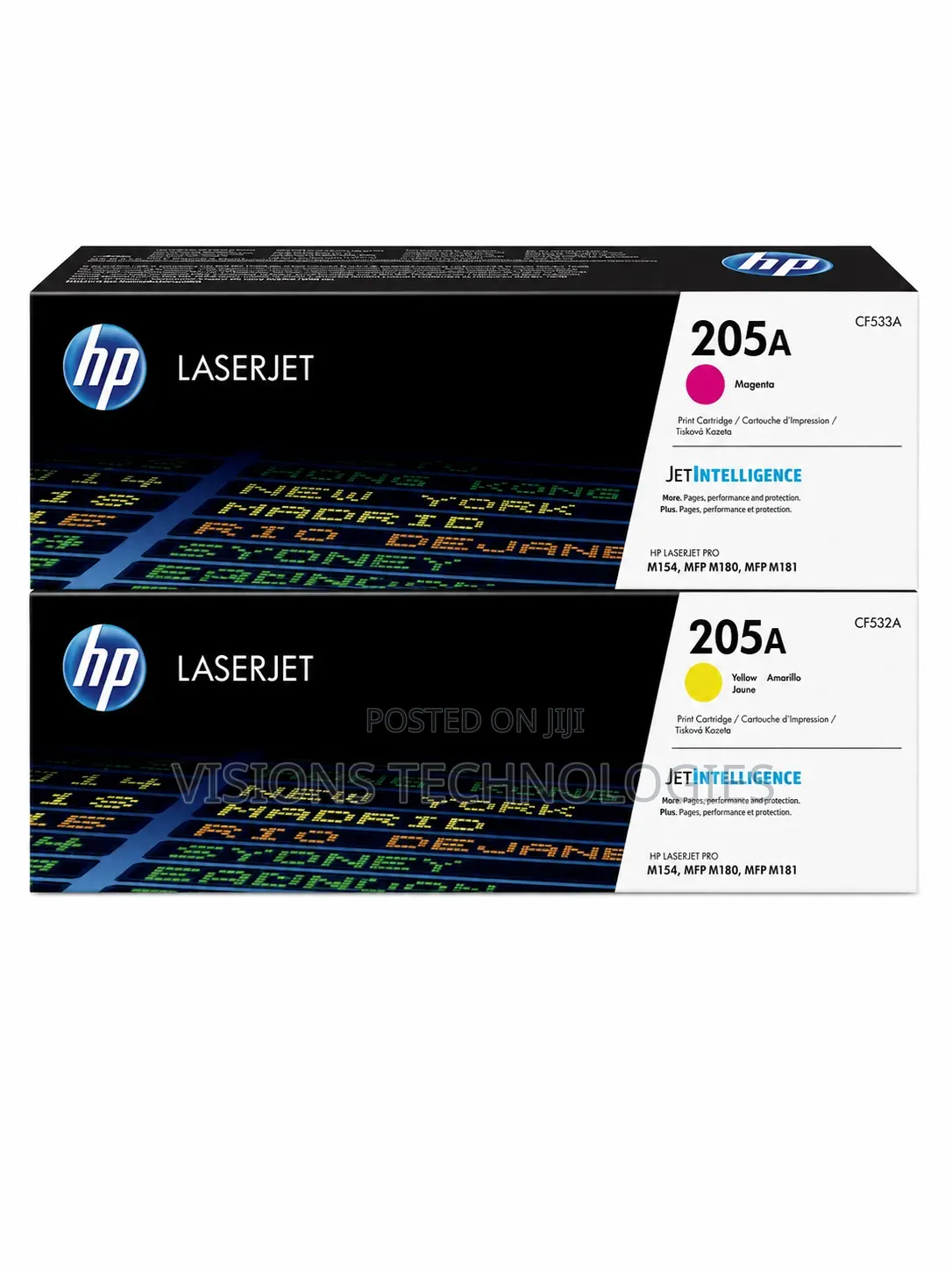 Hp205a Yellow/Magenta Toner Cartridge