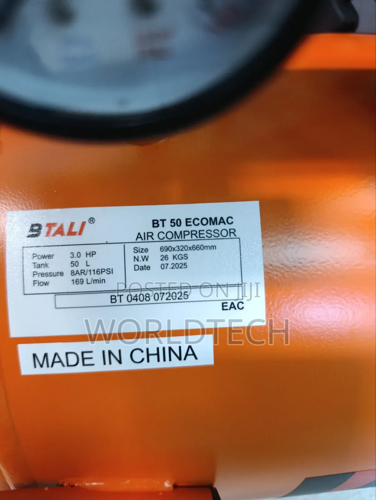 Btali 50l Electric Compressor/Quality Btali Compressor 50 Litres