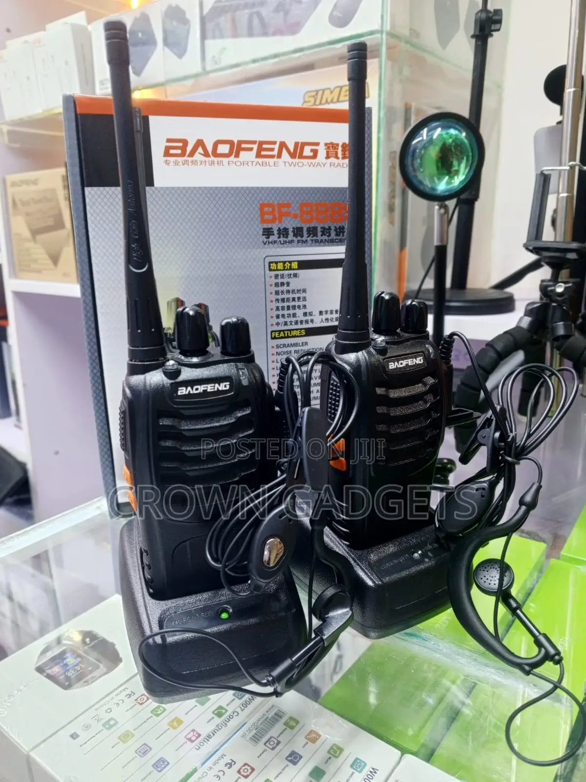 Bf-888s Two Way Radio 400-470mhz Portable Walkie Talkie