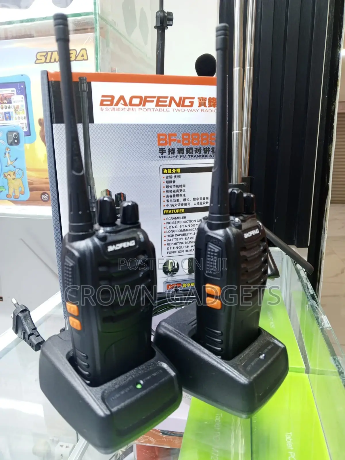 Baofeng Bf-888s (B888s) Portable Two-Way Radio, Walkie Talkie 1500mah