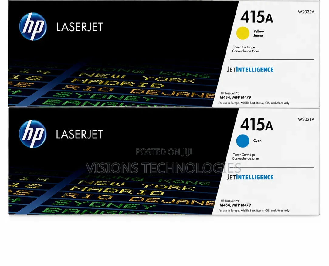 Cyan/Yellow Hp415a Toner Cartridge