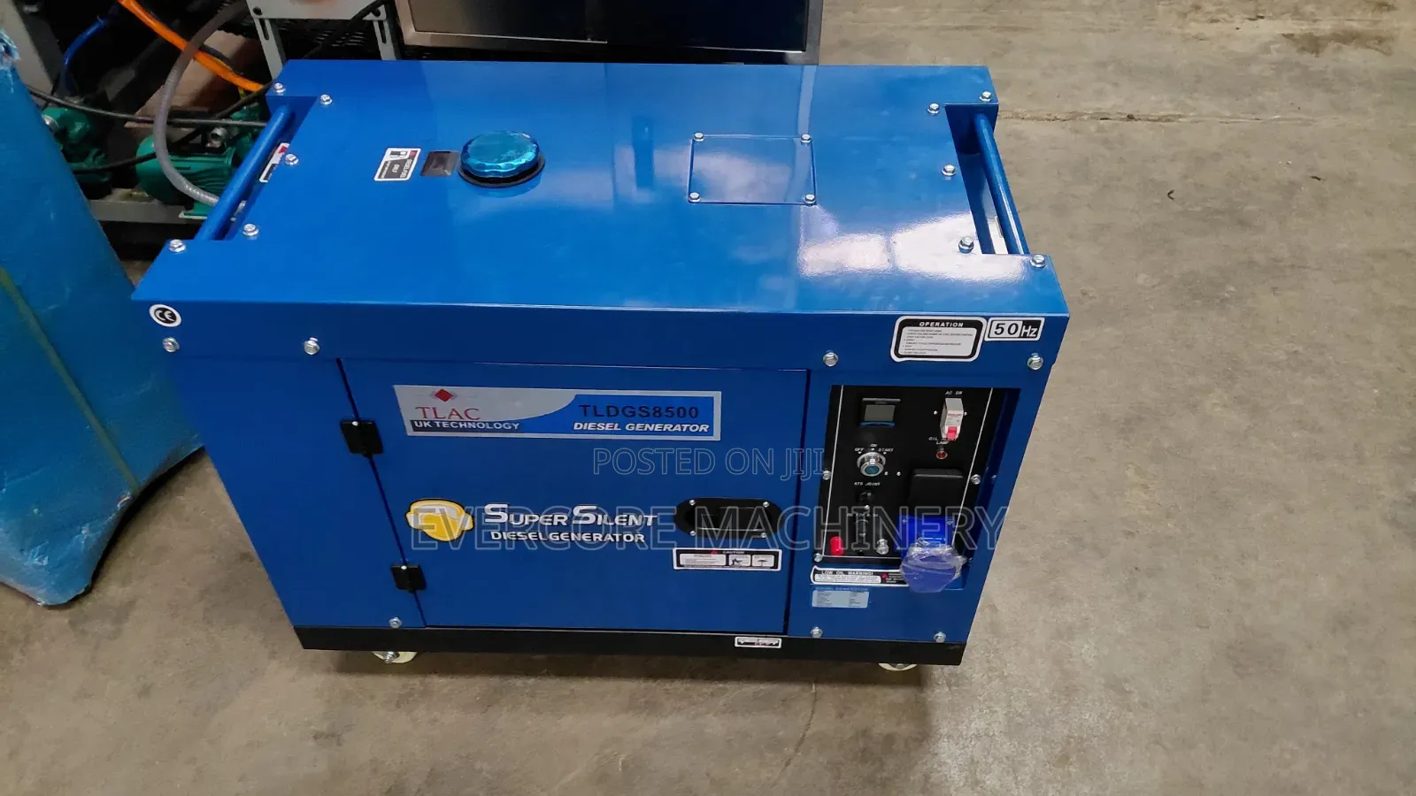 Tlac Uk 8kva Diesel Silent Generator Single Phase Output.