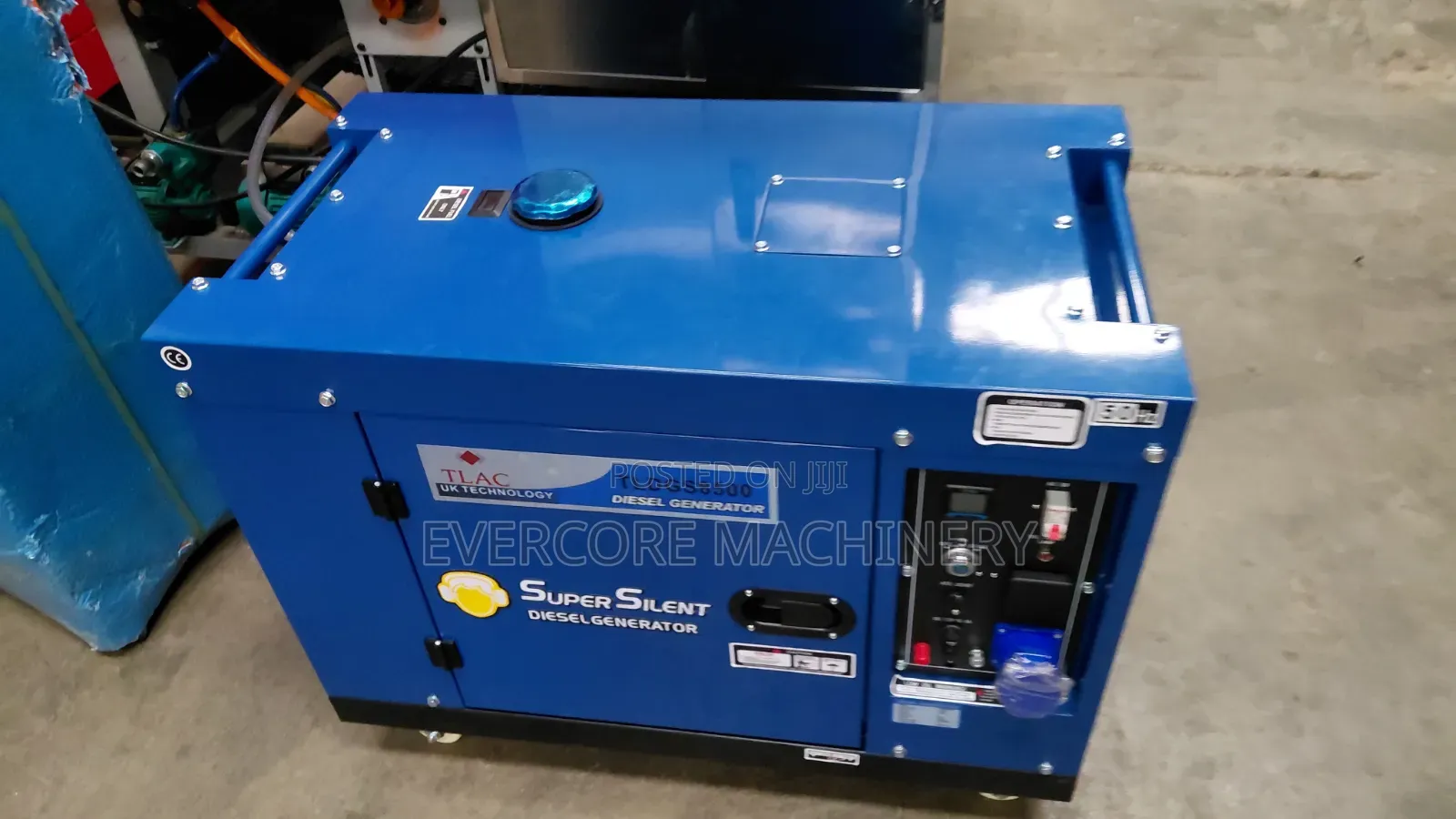 Tlac Uk 8kva Diesel Silent Generator Single Phase Output.
