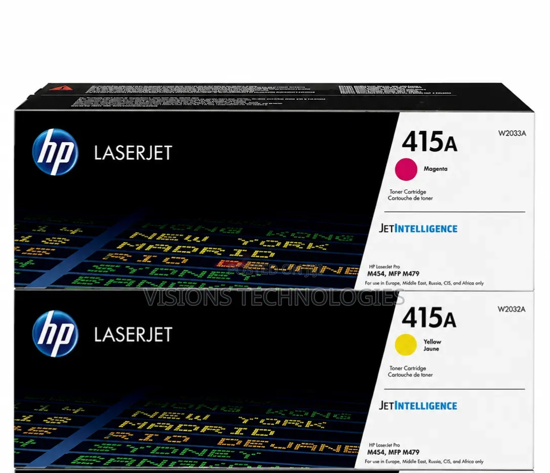 Yellow/Magenta Hp415a Brand New Toner Cartridge