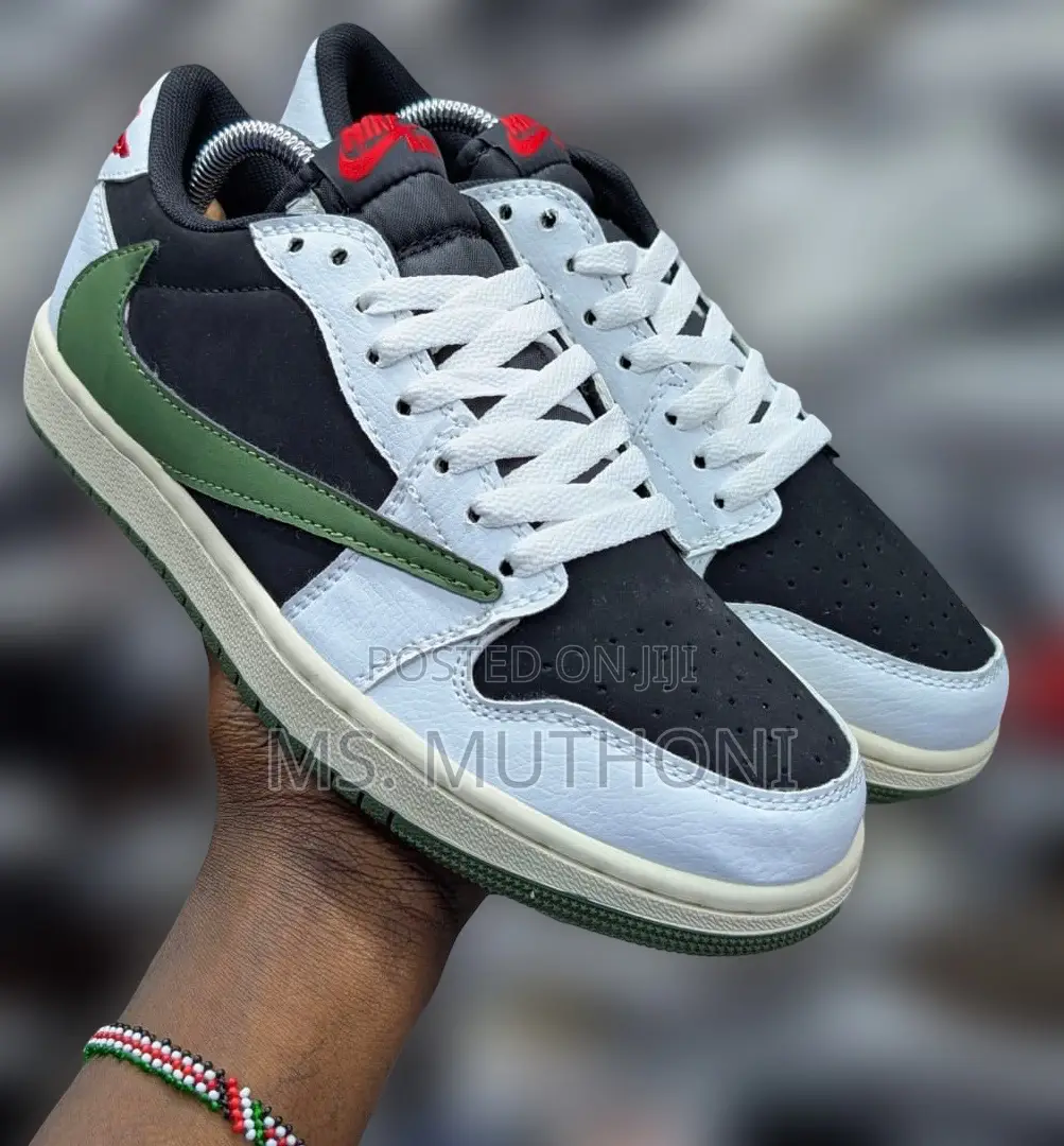 Nike Air Jordan 1 Low Og Sp Travis Scott Olive Sneakers. Size 38-44