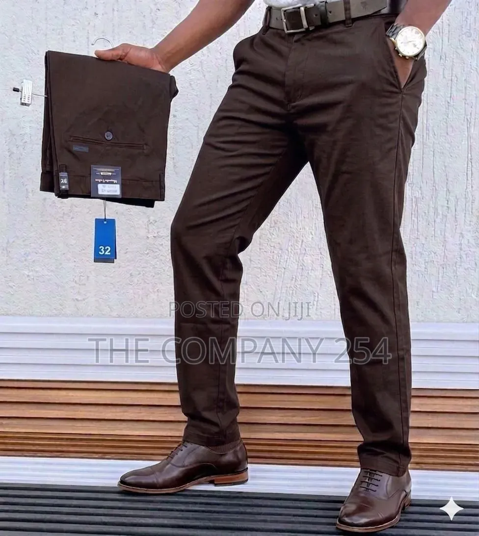Quality Men Casual Official Khaki Trousers for Men Available