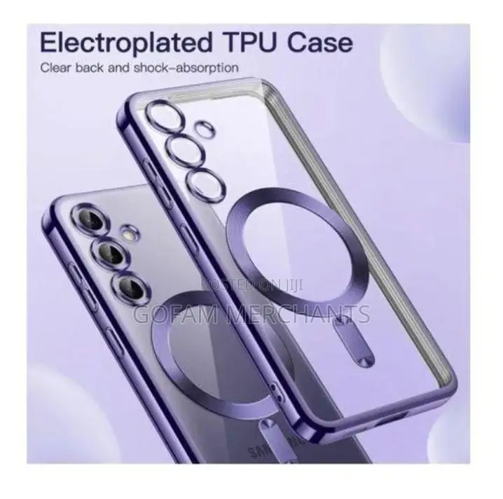 Samsung Galaxy A16 Transparent Magsafe Cover - Purple