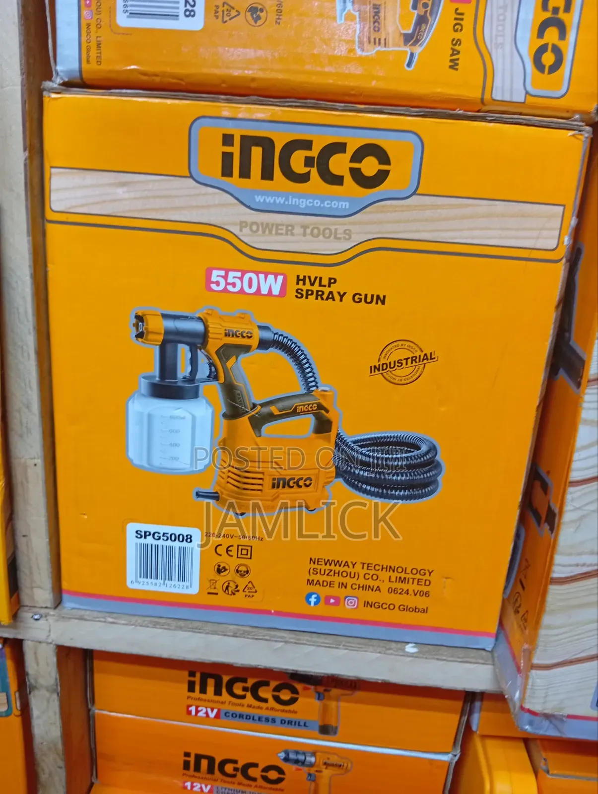 550w Ingco Hvlp Spray Gun - Sc