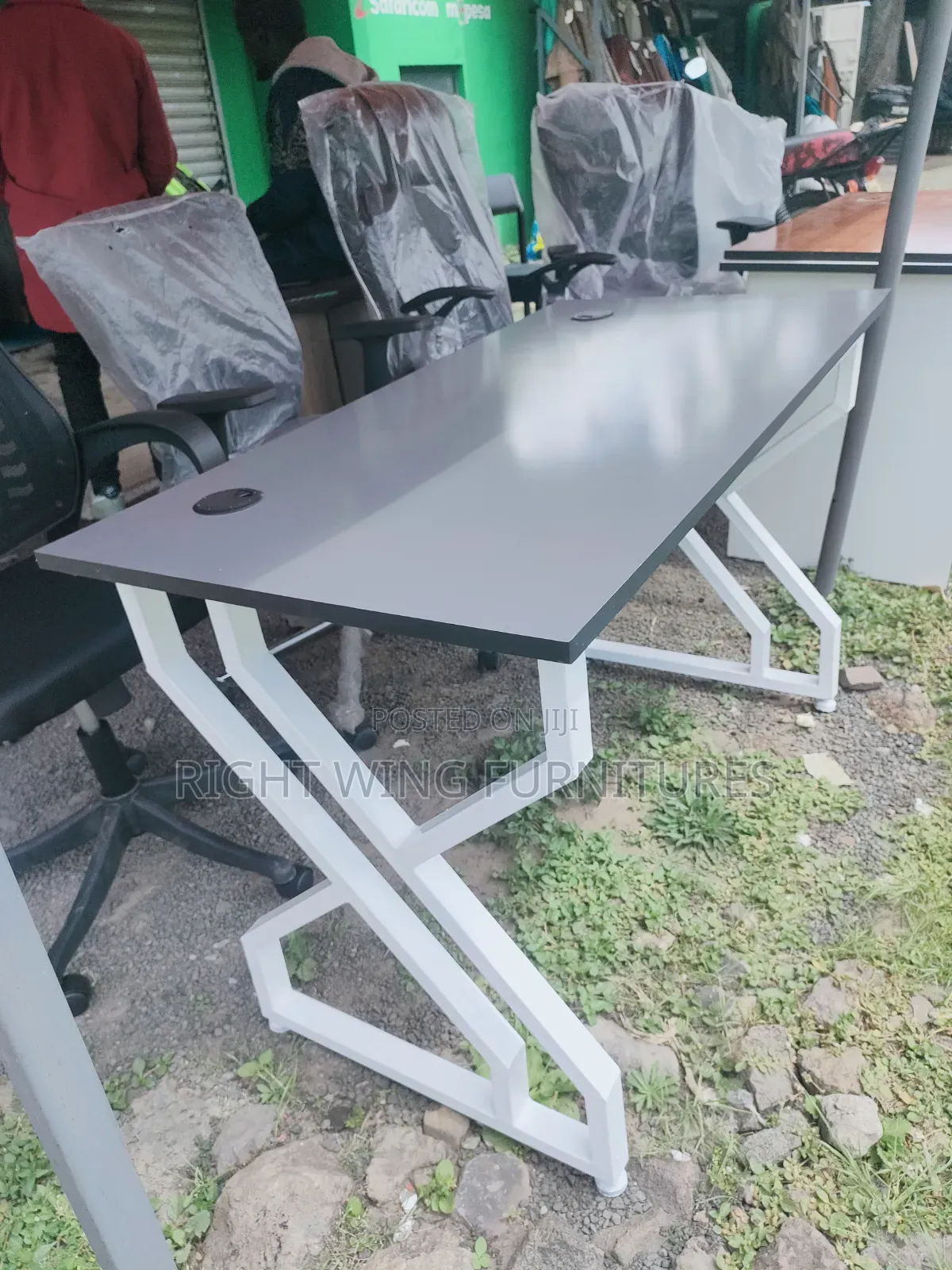 Office Study Desk Office Study Desk Double Chrome Stand