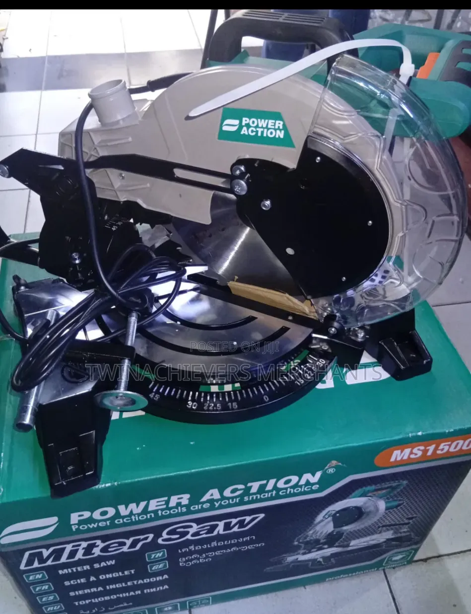 1500w Compound Miter Saw/Poweraction Miter Saw