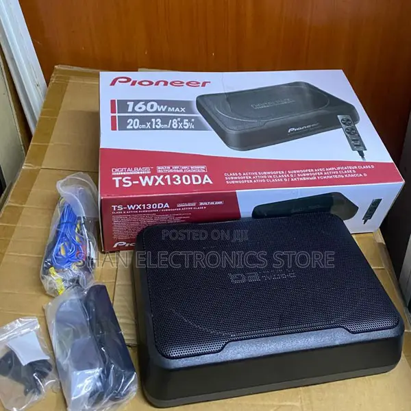 Pioneer Under Seat Car Audio Subwoofer Enclosure W/Built-in Amplifier