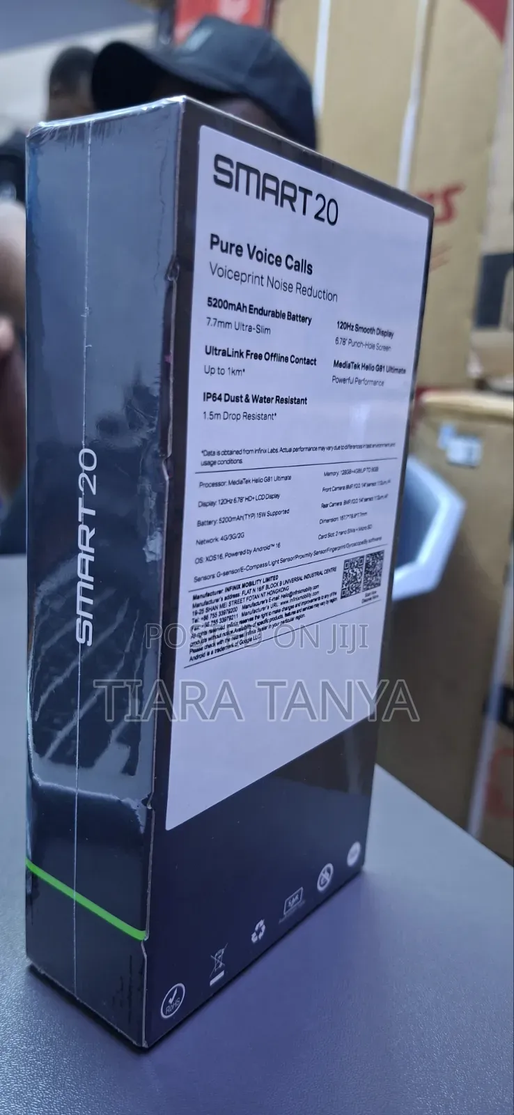 New Infinix Smart 20 128 GB Black