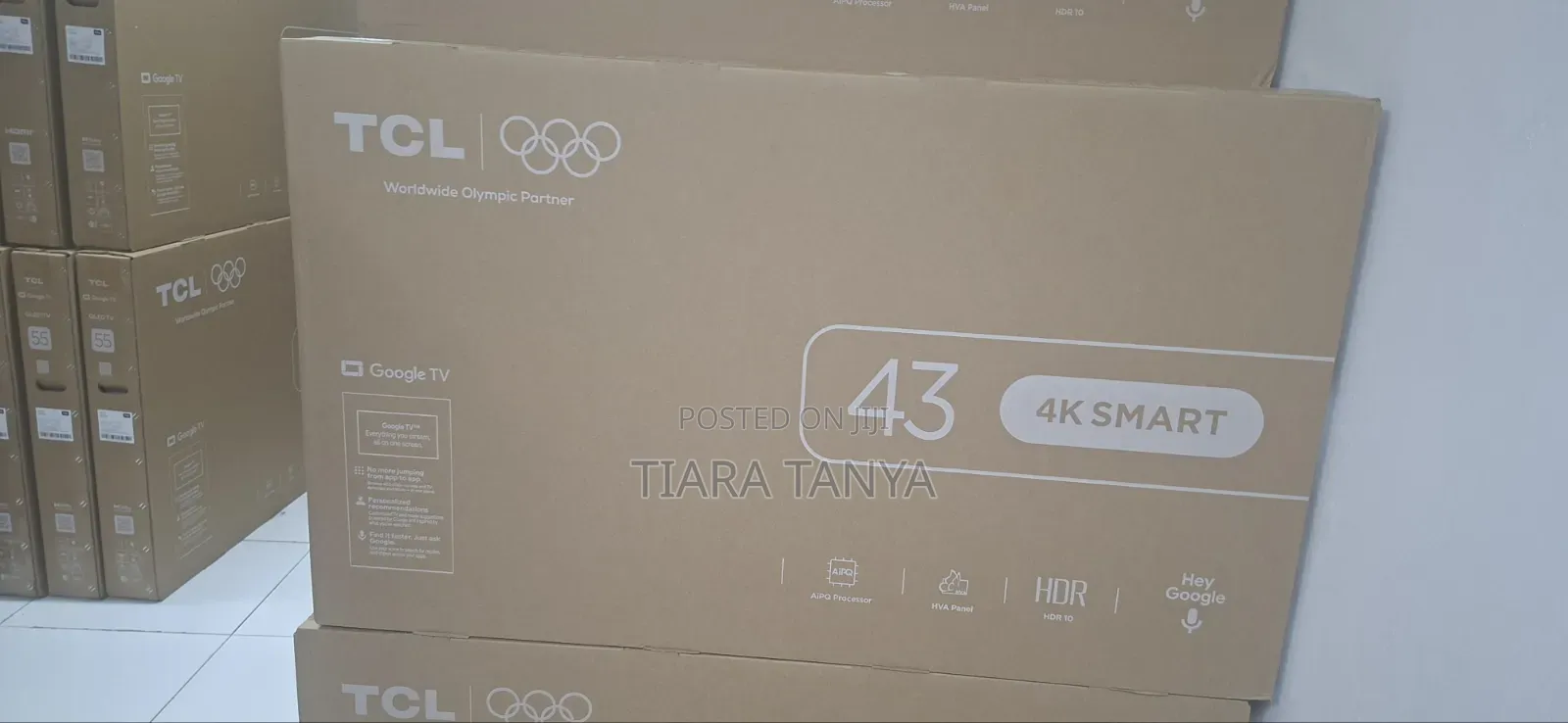 TCL TCL 43" Ultra Hd Smart Led Tv - Google Assistant, Bluetooth