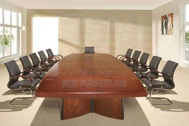 Boardroom Table; Inlay Executive 3 Meters Boardroom Meeting Table