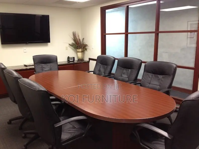 Boardroom Table; Inlay Executive 3 Meters Boardroom Meeting Table