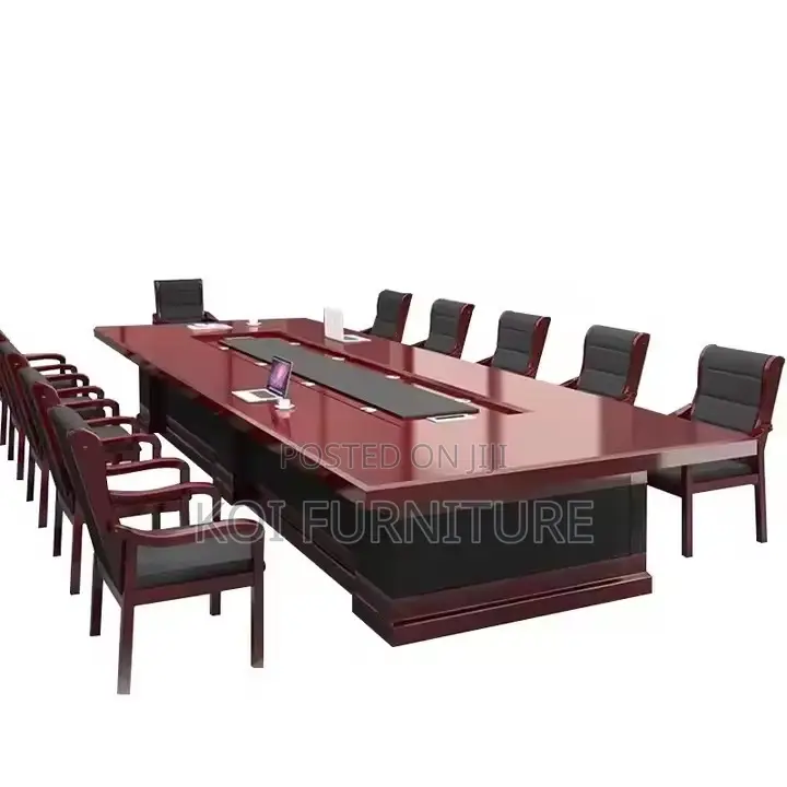 Boardroom Table; Inlay Executive 3 Meters Boardroom Meeting Table