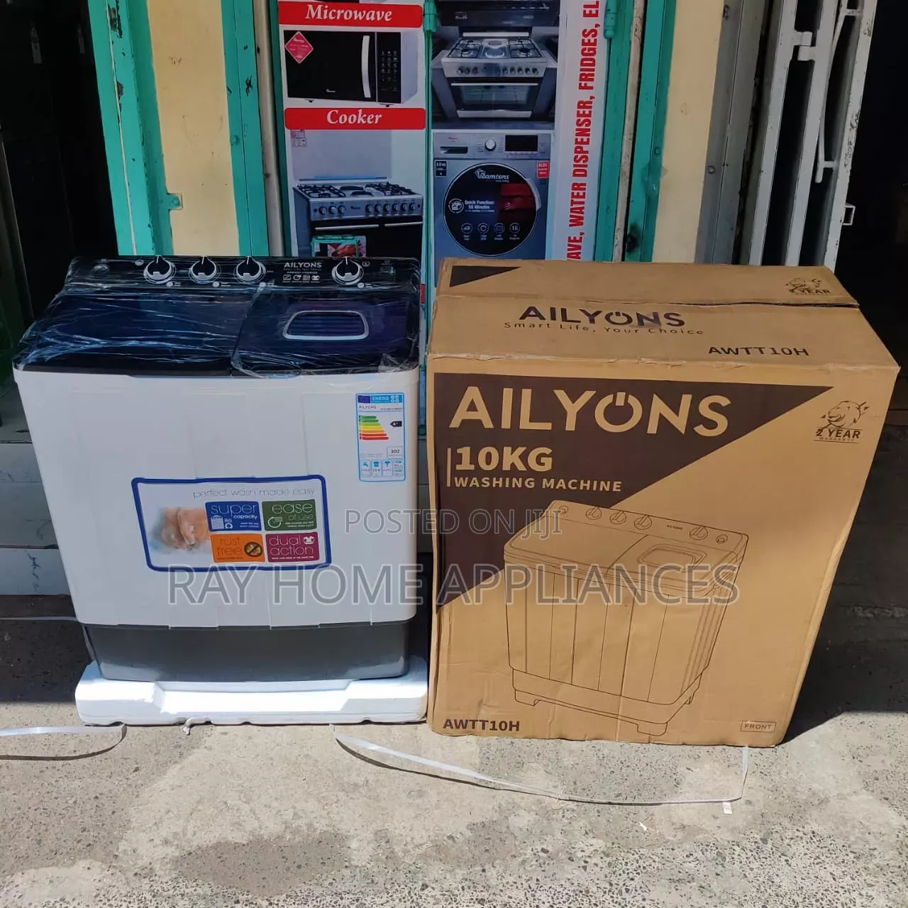 Ailyons Washing Machine Twin Tub 10kgs