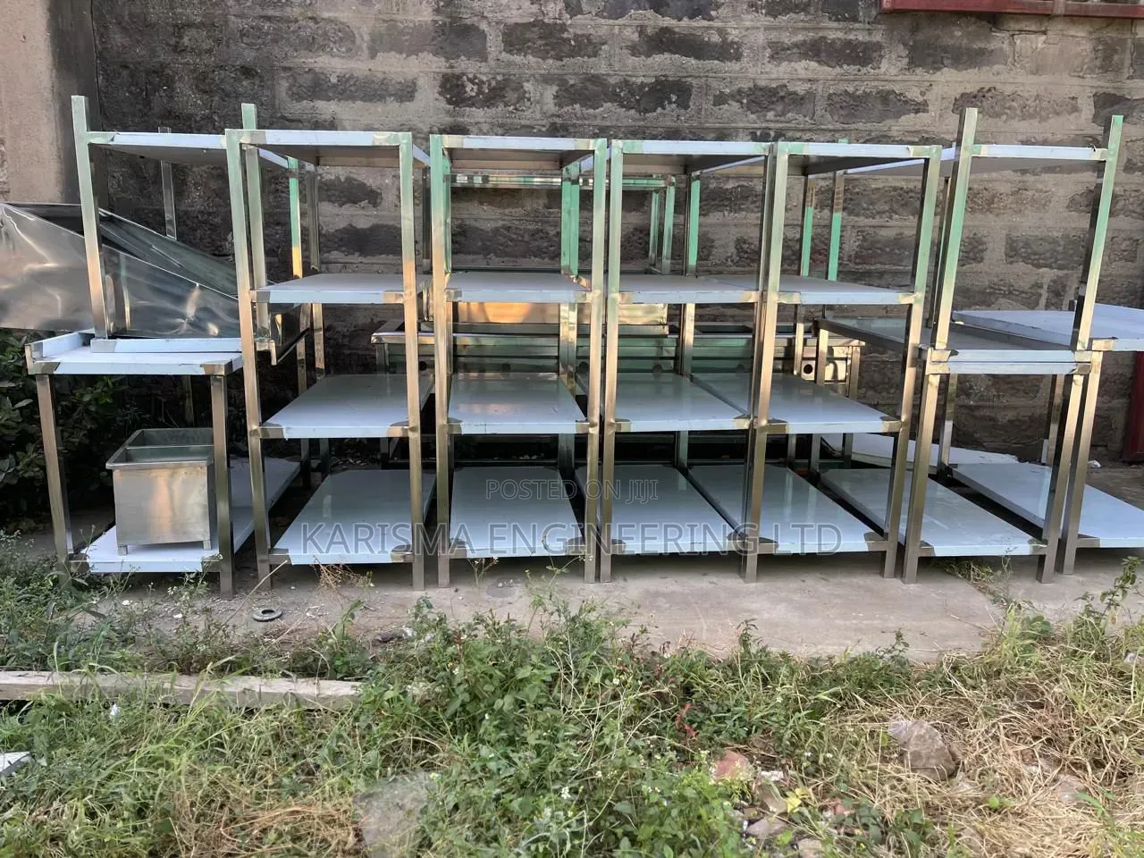 Commercial-Grade Stainless Steel Kitchen Racks