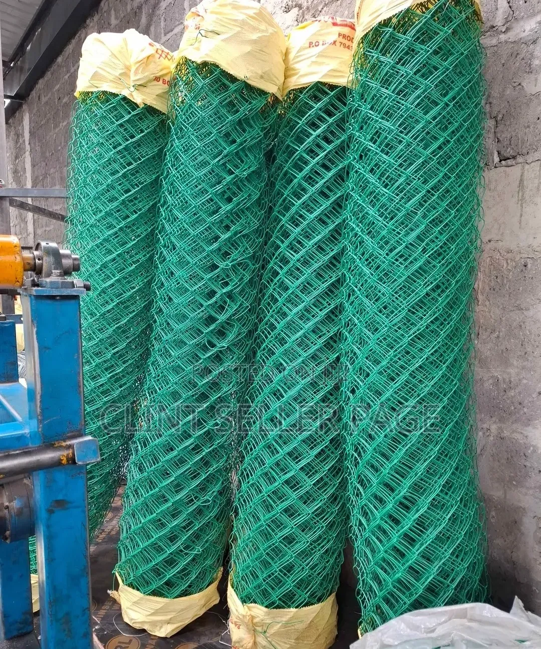 Green PVC Fencing Chainlink