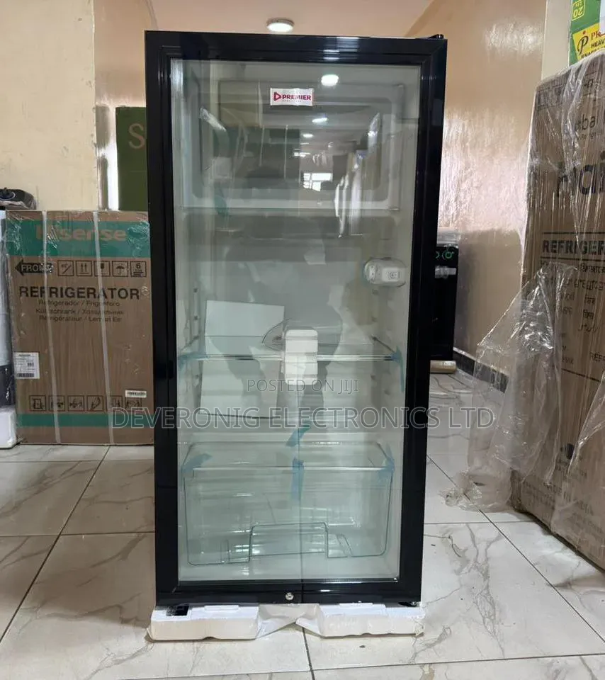 Premier 165l Showcase Fridge With Glass Door