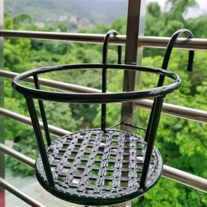 Rail Hanging Flower Pot- Pair