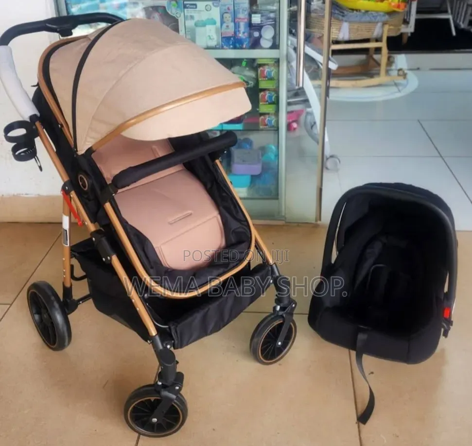 Baby Stroller 3 In 1, High Landscape Travel Pram