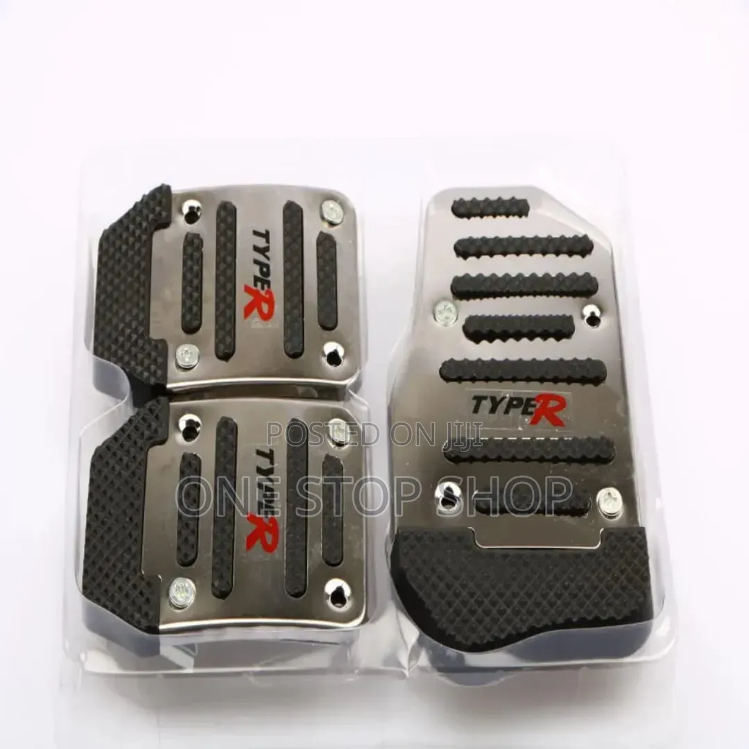 Manual Car Sporty Look Pedal Covers Improve Grip Reduce Foot Fatigue