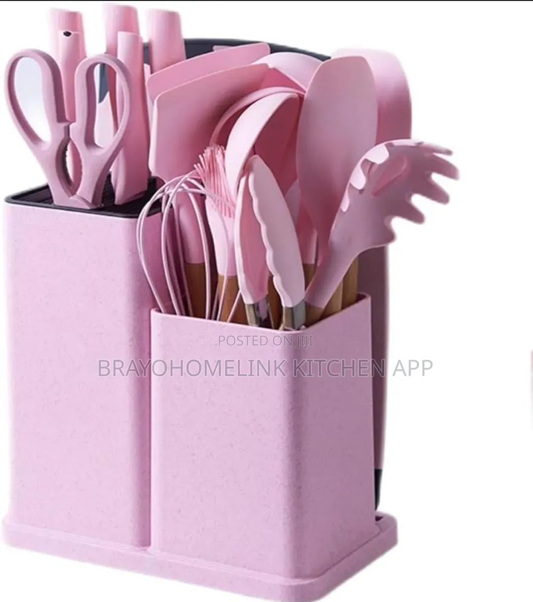 19pcs Heat Resistant Silicone Cooking Spoons