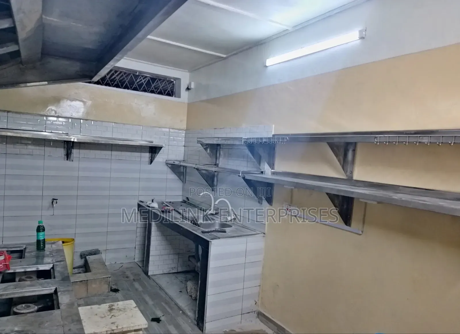 Ss304 Indoor Kitchen Shelving 5ft