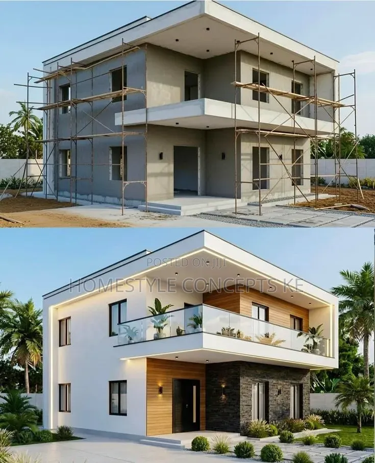 Budget Friendly Modern House Plans Render Floor Plans 3d Models