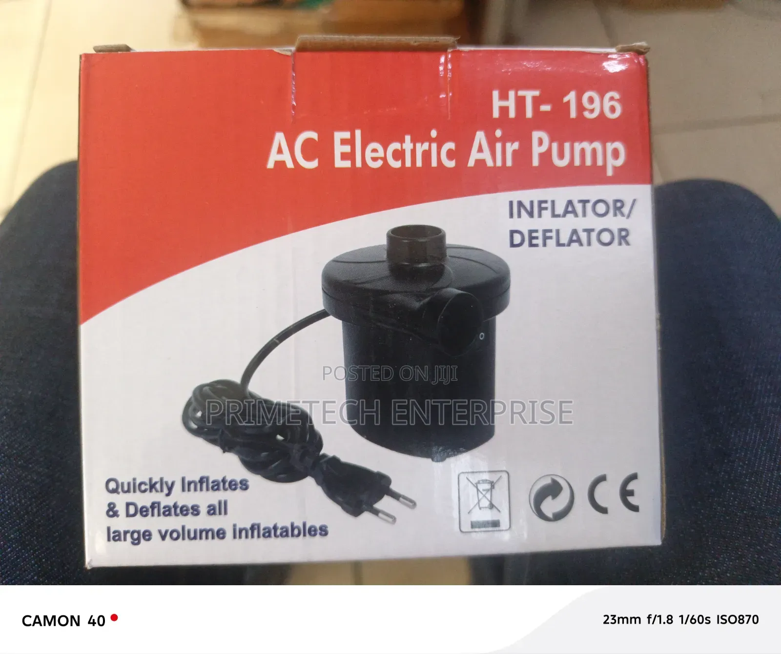 Electric Air Pump - Black