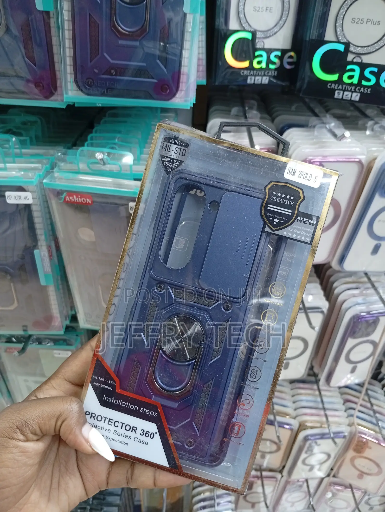Samsung Galaxy Z Fold 5,Funda Armor Proteccion Militar Para Case